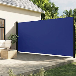 vidaXL Auvent latéral rétractable bleu 220x600 cm 