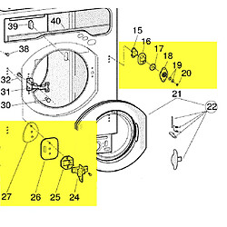 Accessoires lave-linge Scholtès