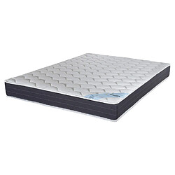 Ebac Matelas 120x190 Rhodes - Ressorts ensachés - Hauteur 24 cm - Soutien ferme