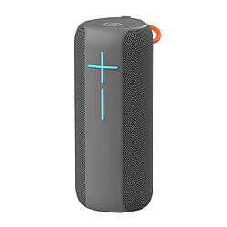 Yonis Enceinte Bluetooth Étanche Mains-Libres AUX FM Enceinte Bluetooth Portable Waterproof Avec Fonction Mains-Libres Lecture Usb TF AUX et FM Gris YONIS