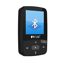 Wewoo Lecteur MP3 Sport Bluetooth MP3 8gb Clip Mini avec support d'écran FM, enregistrement, E-Book, Horloge, Podomètre Noir 8GB