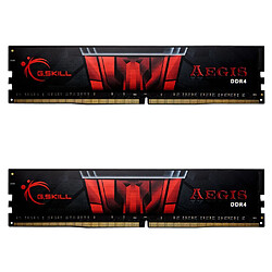 G.Skill Aegis Gaming Series 16 Go (2 x 8 Go) - DDR4 2400 Mhz Cas 15 Kit Dual Channel 2 x 8 Go DDR4 PC4-19200 - Cas 15 - Noir - F4-2400C15D-16GIS