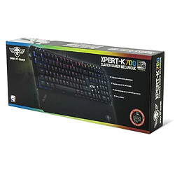 Avis Spirit of Gamer Clavier PRO GAMING Mécanique METAL LED RGB XPERT-K700 Anti-Gosthing avancé avec N-Key Rollover.