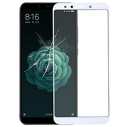 Wewoo Écran avant lentille en verre pour Xiaomi Mi 6X (blanc) 