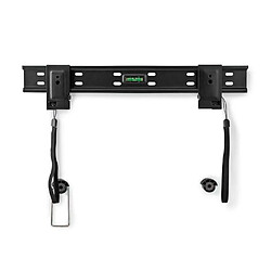 Avis Support TV mural fixe 32-55 " Poids d'écran maximal pris en charge: 50 kg Distance minimale du mur: 14.5 mm Acier Noir