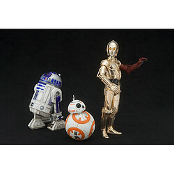 Pack 3 Statuettes 3PO & R2-D2 & BB-8 Kotobukiya 7-17cm