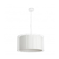 faro Suspension blanche Linda 1 ampoule