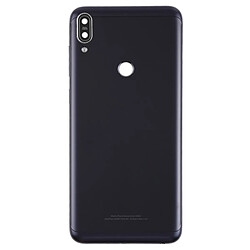 Wewoo Coque arrière Couverture arrière avec objectif d'appareil photo & touches latérales pour Asus Zenfone Max Pro M1 / ZB601KL noir