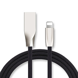 Cable Fast Charge pour IPHONE 5/6/7/8 S X PLUS SE APPLE Lightning Chargeur 1m USB Connecteur Recharge Rapide (NOIR)