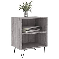 Avis Maison Chic Lot de 2 Tables de chevet,Table de nuit,Table d'appoint pour salon sonoma gris 40x30x50cm bois d'ingénierie -MN20993