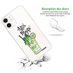 Avis Coque iPhone 12 mini souple transparente After Mojito Motif Ecriture Tendance Evetane