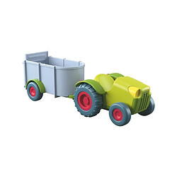 Haba Little Friends ? Tracteur avec remorque