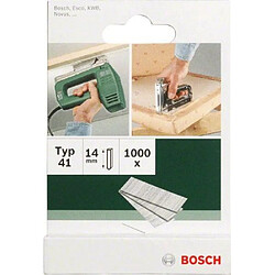 Bosch 2609255808 Set de 1000 pointes Type 41 Longueur 14 mm