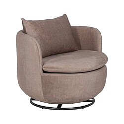 BigBuy Home Fauteuil Taupe Bois Fer 84 x 74 x 66 cm 