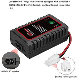 Avis Chargeur de batterie HTRC Nimh pour batteries NiCD 2-8s Nimh (2.4V-9.6V) avec connecteur Tamiya Standard/Mini pour Airsoft RC Car Boat Drone