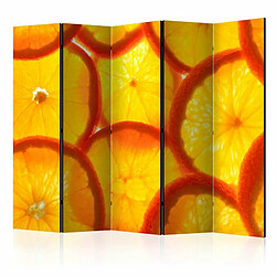 Paris Prix Paravent 5 Volets Orange Slices 172x225cm 