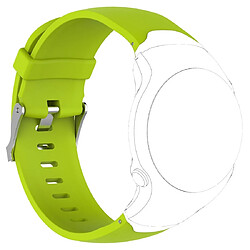 Wewoo Bracelet pour montre connectée Smartwatch avec en silicone Garmin Approach S3 vert 