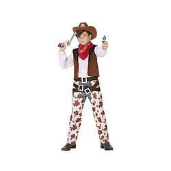 Totalcadeau Costume pour Enfants Cow-boy Unisexe (6 Pcs) - Deguisement garcon Taille - 7-9 Ans pas cher