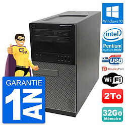 PC Tour Dell OptiPlex 990 Intel G630 RAM 32Go Disque Dur 2To Windows 10 Wifi · Occasion 