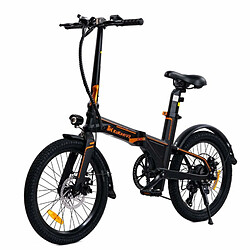 vélo électrique kukirin V2 250W | 270WH | 45 km | Freins à disque | Noir