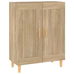 Maison Chic Buffet,Meuble de Rangement,commode pour salon,Cuisine Chêne sonoma 69,5x34x90 cm Bois d'ingénierie -MN23818