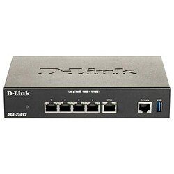 D-Link DSR-250V2 routeur sans fil Gigabit Ethernet Noir