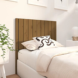 Avis Maison Chic Tête de lit scandinave pour lit adulte,Meuble de chambre Marron miel 95,5x4x100 cm Bois massif de pin -MN75959