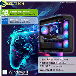 Sedatech PC Gamer • Intel i7-14700KF • RTX4090 • 32Go DDR5 • 2To SSD M.2 • Windows 11