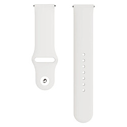 Wewoo Bracelet pour montre connectée Galaxy Watch Active 2 Smart couleur unie de poignet en siliconeTaille S Abricot