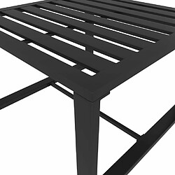 Avis vidaXL Table basse Aluminium Anthracite