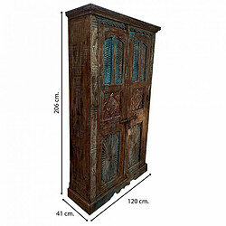 Acheter Armoire Alexandra House Living Marron polystyrène Bois de manguier 41 x 206 x 120 cm