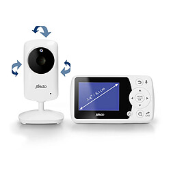 Alecto Babyphone avec caméra et écran couleur 2.4" DVM-64 Blanc