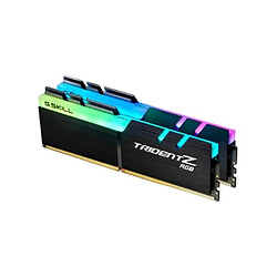 G.Skill GSKILL - Mémoire PC RAM - Trident Z RGB - 32 Go (2X16Go) - 3000 Mhz - DDR4 - CAS 16 (F4-3000C16D-32GTZR)