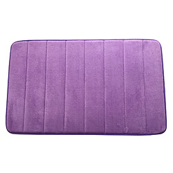 LUUCOZK Tapis de bain antidérapants absorbants à séchage rapide pour salle de bain - Violet-40x60cm