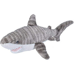 Wild Republic peluche Requin de 20 cm gris blanc 