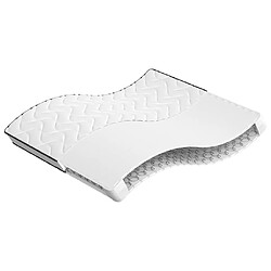 vidaXL Matelas à ressorts bonnell moyen 180x200 cm