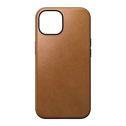 Nomad Coque Modern en Cuir pour iPhone 15 Marron clair 