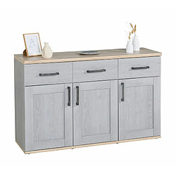 But Buffet 3P / 3T ROMANCE Gris chêne pas cher