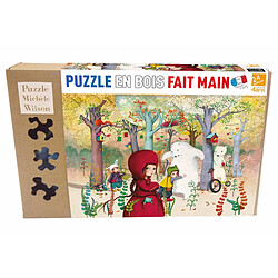 Avis Puzzles Michele Wilson Puzzle en bois Fait Main 24 pièces : Rencontre en forêt