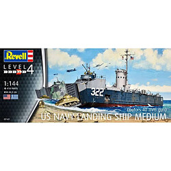 Revell Maquette Bateau Us Navy Landing Ship Medium (bofors 40 Mm Gun)