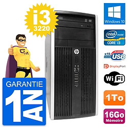 PC Tour HP Compaq Pro 6300 CMT Intel i3-3220 RAM 16Go Disque 1To Windows 10 Wifi · Occasion 