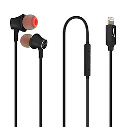 Écouteurs Lightning Embouts Intra-auriculaires Bouton Multifonction Akashi Noir