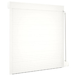 Acheter vidaXL Volet roulant aluminium 140x150 cm blanc