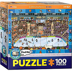 Eurographics Hockey Spot & Find Puzzle 100 piAces 