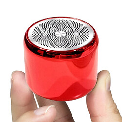 Wewoo Enceinte Bluetooth M1 Mini Haut-parleur Subwoofer portable en alliage d'aluminium TWS BluetoothAppel mains libres Dream Red 