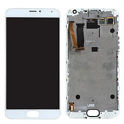 Wewoo Pour Meizu MX5 écran LCD blanc + tactile Digitizer Assemblée avec cadre pièce détachée 