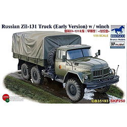 Bronco Models Maquette Camion Russian Zil-131truck (early Version) W / Winch