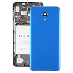 Wewoo Coque arrière de batterie avec lentille de caméra pour Meizu M6s M712H M712Q Bleu