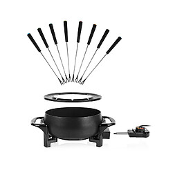 Appareil à fondue 1000w 8 fourchettes noir - fo-1107 - TRISTAR