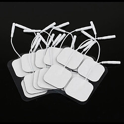 Onever 20pcs Tapis de rechange pour Masseurs Tens Unités Electrode Pads 4cmx4cm 